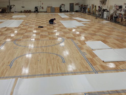 Portable Basketball Floor