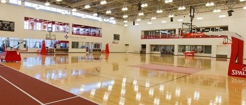 chicago bulls training facility flooring