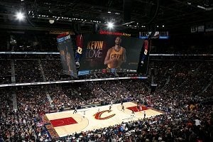 Cleveland Cavaliers, Quicken Loans Arena, Robbins All Star Portable Floor